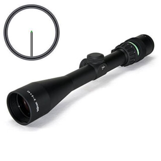 Trijicon AccuPoint 3-9x40 Riflescope with BAC, Green Triangle Post Reticle, 1" Tube