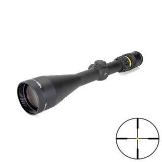 Trijicon AccuPoint 2.5-10x56 Scope Dual Illuminated Standard Duplex Crosshair with Amber Dot Reticle 30mm Tube Matte Black