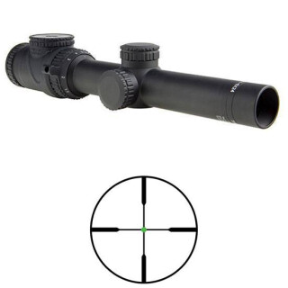 Trijicon AccuPoint 1-6x24 Riflescope Standard Duplex Crosshair with Green Dot, 30mm Tube