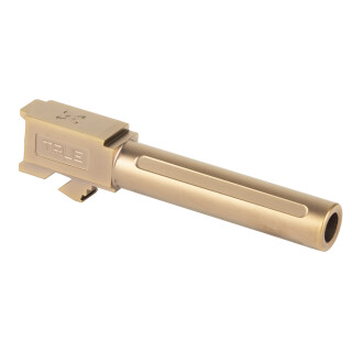 True Precision Barrel for Glock 19 Gen 1-5 Copper TiCN