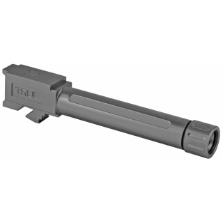 True Precision Replacement Barrel for Glock 19 Threaded 1/2x28 Black DLC Finish