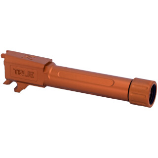 True Precision Threaded Drop In Barrel Sig P365 9mm Luger Stainless Steel Copper TiCN Finish