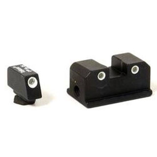 Trijicon Night Sight Set Walther P99/PPQ Three Dot Tritium Green Steel Matte Black WP01