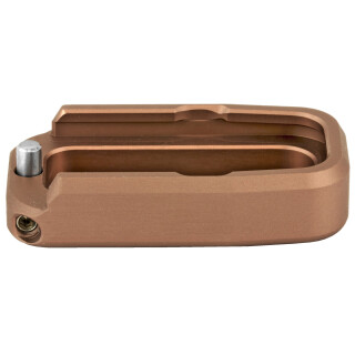 Taran Tactical Innovations for Glock 43 Magazine Extension Base Pad +1 Round Coyote Bronze Finish