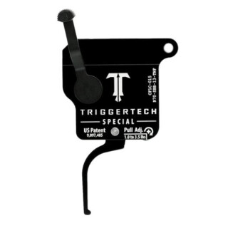 Trigger Tech Remington 700 Special Drop In Replacement Trigger Right Hand/No Bolt Release/Flat Lever PVD Black Finish