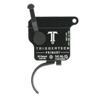 Trigger Tech Remington 700 Primary Drop In Replacement Trigger Right Hand/Bolt Release/Curved Lever PVD Black Finish
