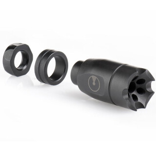 Ultradyne AR-15 ATHENA Muzzle Break .223/5.56 Caliber 1/2x28 Threads Steel Black