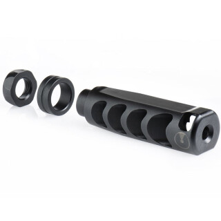 Ultradyne AR-15 Apollo Muzzle Break .223/5.56 Caliber 1/2x28 Threads Steel Black