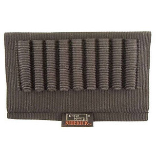 Uncle Mike's Open Rifle Buttstock Shell Holder Holds 9 Cartridges Black