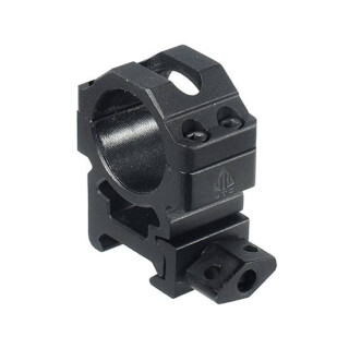 UTG 1" Two Piece Medium Pro Max Rings Black RG2W1154