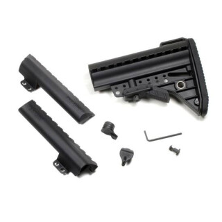 Vltor AR-15 IMOD Improved Modstock Mil-Spec Standard Black Battery Storage Butt Pad Black AIB-MSB