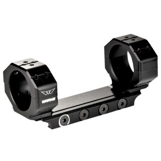 Warne Skyline Precision Mount 35mm Medium Height Picatinny Ring and Base Combo Black