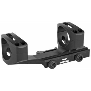 Warne Scope Mounts Extended SKEL One Piece AR-15 Skeletonized Scope Mount 34mm Tube Diameter Quick Detach System Lightweight 6061 Aluminum Matte Black Finish