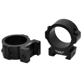 Warne Vapor Horizontal 30mm Medium Picatinny Scope Rings