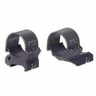 Weaver 1" Detachable Top Mount Extension Rings High Black Matte Finish 49043