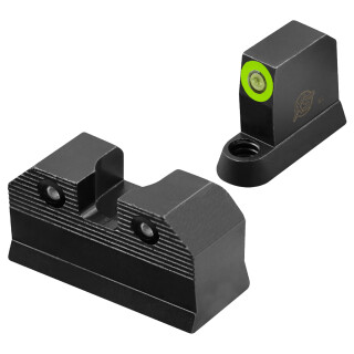 XS Sights R3D 2.0 Night Sights for CZ P-10 Optic Ready Suppressor Height Green