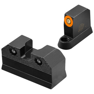 XS Sights R3D 2.0 Night Sights for CZ P-10 Optic Ready Suppressor Height Orange