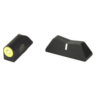XS Sights DXW2 Big Dot Standard Height Sights for Glock 42/43/43X & 48 Yellow Front Sight
