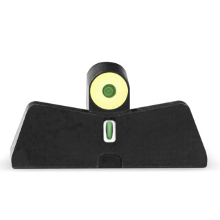 XS Sights DXT2 Big Dot Night Sights S&W M&P Full Size/Compact/M2.0 Models Green Tritium Front With Yellow Ring/Tritium Stripe Rear Matte Black