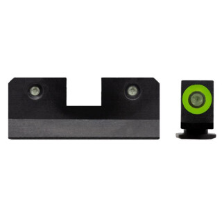XS Sights RAM Night Sights Fits Taurus G2C Traditional 3 Dot Tritium Night Sight Green Front Steel Black