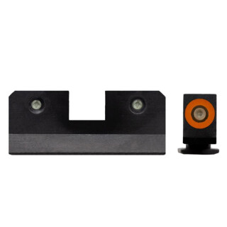 XS Sights RAM Night Sights Fits Taurus G2C Traditional 3 Dot Tritium Night Sight Configuration High Contrast Orange Front Steel Construction Black