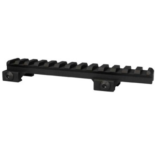 Yankee Hill AR-15 Scope Riser .5" Picatinny Mount 13 Slot Aluminum Black YHM-226
