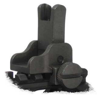Yankee Hill Machine AR-15 Same Plane Flip Front Sight Picatinny Mount Steel Matte Black YHM-9627