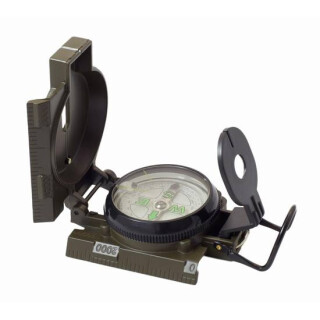HUMVEE Military Style Compass, Olive Drab Metal Case (HMV-COMPASS-OD)