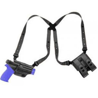Galco Miami Classic Kahr CW9 Shoulder Holster System Right Hand Leather Black MC290B