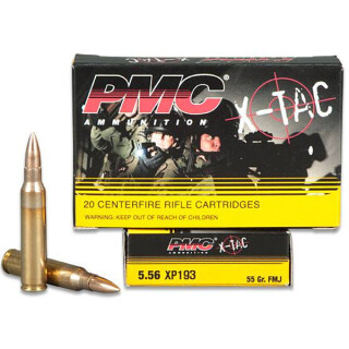 PMC X-TAC 5.56 NATO Ammunition 1000 Rounds FMJ-BT 55 Grain