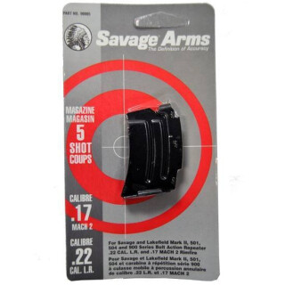 Savage MKII 5 Round Magazine .22LR/.17HM2 Steel Blued