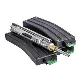 CMMG Bravo Rimfire Conversion Kit AR-15 .22 Long Rifle With Three 25-Round Magazines Matte Black 22BA651