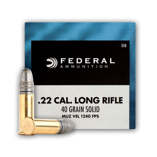 Federal Champion .22 LR Ammunition 5000 Rounds LRN 40 Grain