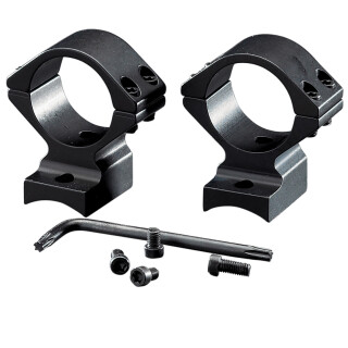 Browning A-Bolt Integral Mounting System Base/Rings 1" Medium Aluminum Matte Black