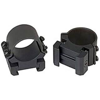 Weaver 1" Sure Grip Rings High Adjustable Windage Black Matte