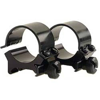 Weaver 1" Sure Grip Rings Medium Black