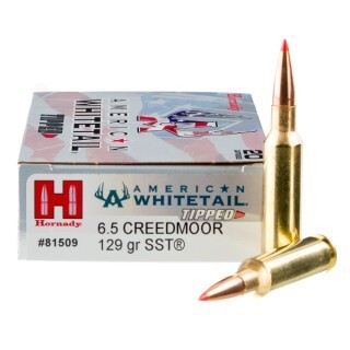 Hornady American Whitetail Tipped 6.5 PRC Ammunition 20 Rounds SST 129 Grains