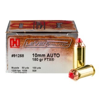 Hornady LEVERevolution 10mm Auto Ammunition 200 Rounds FTX 150 Grains
