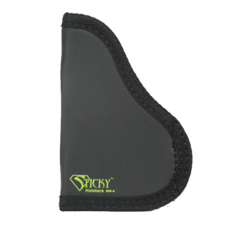 Sticky Holster MD-4 Medium Modified For Light/Laser IWB Holster Ambidextrous Single Stack/Sub-Compact Semi Auto Pistols up to 3.6" Barrels Sticky Skin Material Matte Black Finish