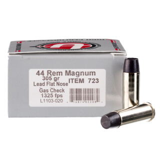 Underwood Ammo .44 Magnum Ammunition 20 Rounds Coated HCFN 305 Grain
