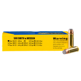 Buffalo Bore .500 S&W Magnum Ammunition 20 Rounds JFN 400 Grain