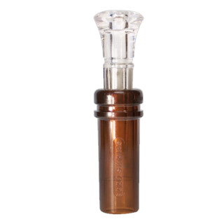 Duck Commander Jase Robertson Pro Series Hi-Ball Duck Call Polycarbonate Construction Brown and Clear