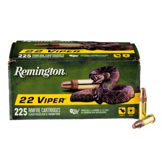 Remington 22 Viper .22 LR Ammunition 225 Rounds Plated TC 36 Grains