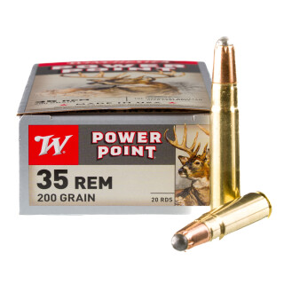 Winchester Power-Point .35 Remington Ammunition 20 Rounds JSP 200 Grain