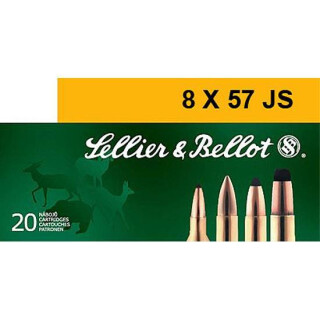 Sellier & Bellot 8x57 JRS Ammunition 20 Rounds SPCE 196 Grain