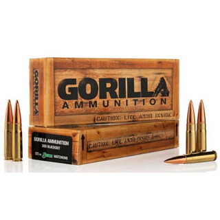 Gorilla .300 AAC Blackout 125 Grain BTHP 20 Round Box