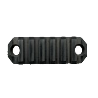 GrovTec Keymod 5 Slot 2.2" Rail Section Keymod to Picatinny Solid Aluminum Type III Black Hard Anodized Finish