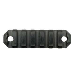GrovTec Keymod 7 Slot 3" Rail Section Keymod to Picatinny Solid Aluminum Type III Black Hard Anodized Finish