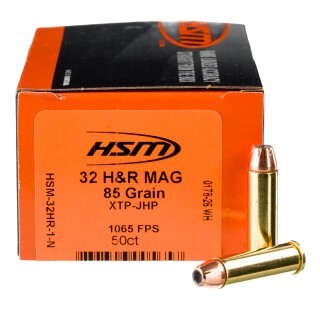 HSM .32 H&R Magnum Ammunition 50 Rounds XTP JHP 85 Grains