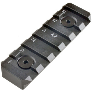 Strike Industries AR-15 LINK Rail Section 6 Picatinny Slots M-LOK/Key-Mod Compatible Design Aluminum Black SI-LINK-RS-6-BK